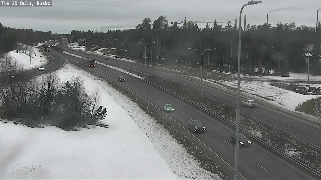 Kelikamerat Kuva Tie 20 Oulu, Rusko, Oulu, Pohjois-Pohjanmaa