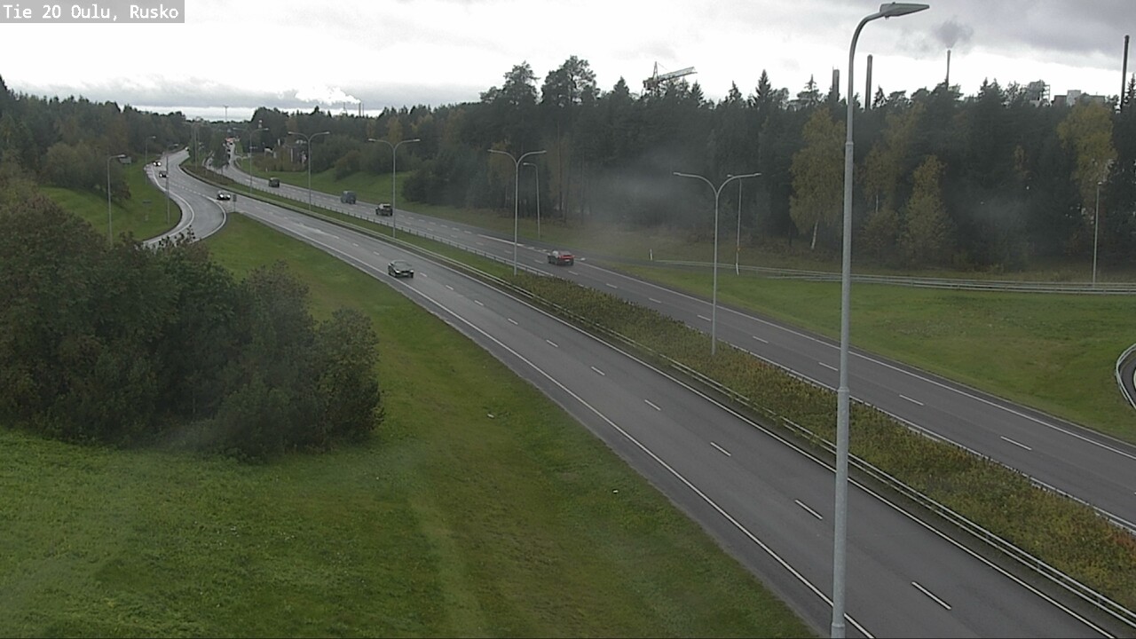 Weather Camera Image Väg 20 Uleåborg, Rusko, Oulu, Pohjois-Pohjanmaa