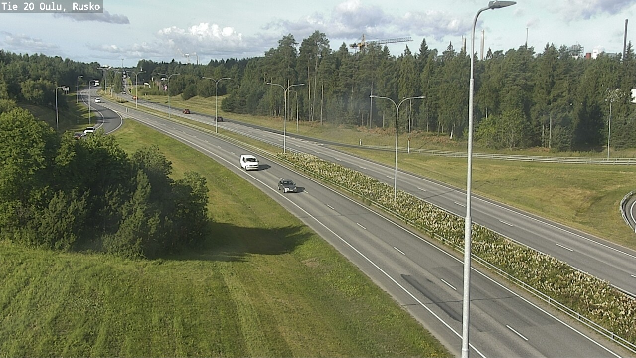 Weather Camera Image Road 20 Oulu, Rusko, Oulu, Pohjois-Pohjanmaa