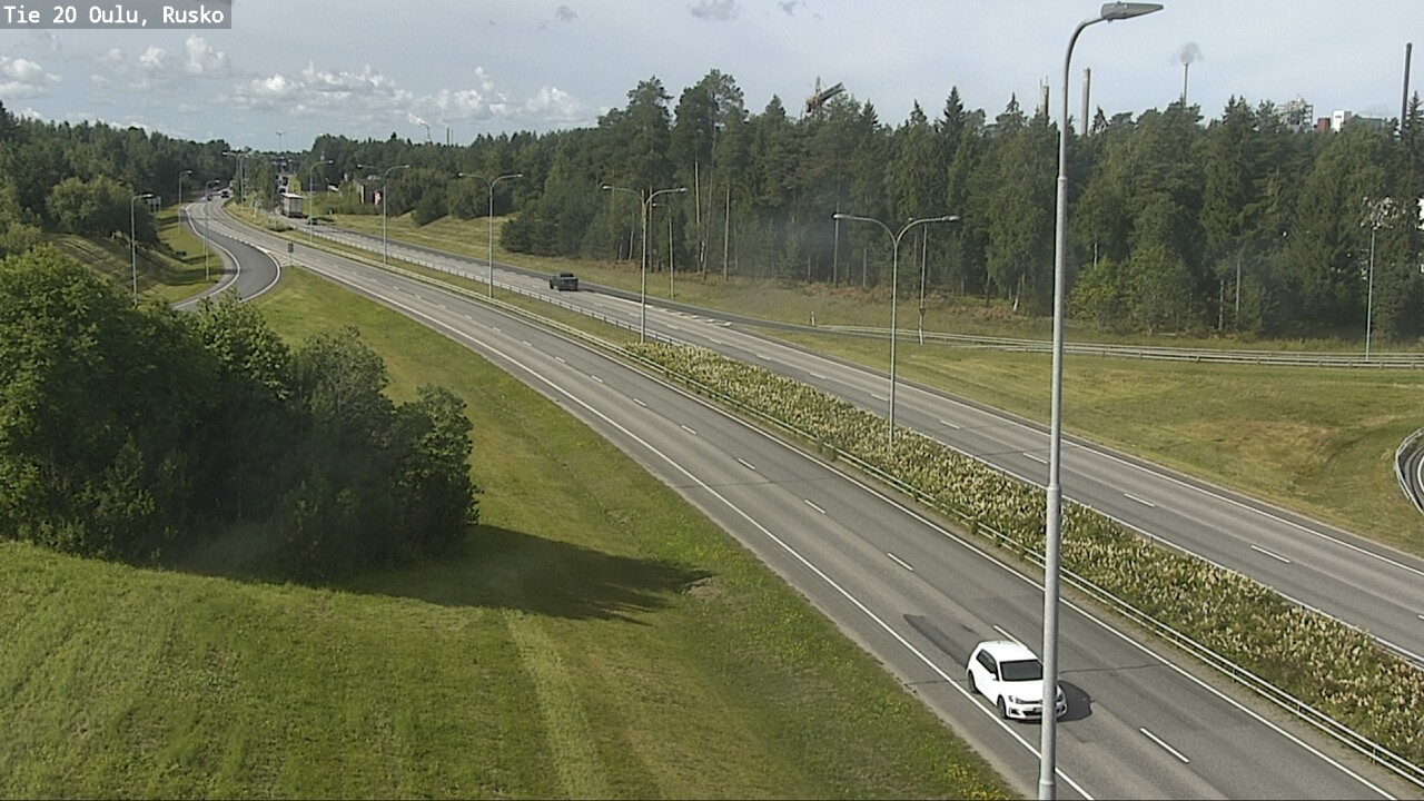 Weather Camera Image Road 20 Oulu, Rusko, Oulu, Pohjois-Pohjanmaa