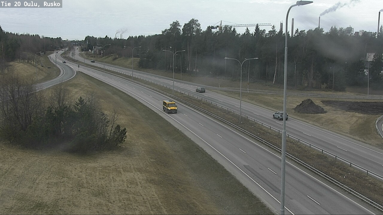 Weather Camera Image Road 20 Oulu, Rusko, Oulu, Pohjois-Pohjanmaa