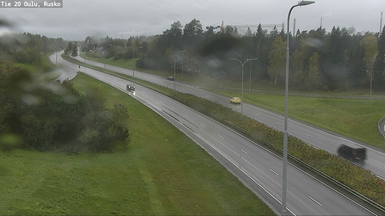 Weather Camera Image Väg 20 Uleåborg, Rusko, Oulu, Pohjois-Pohjanmaa