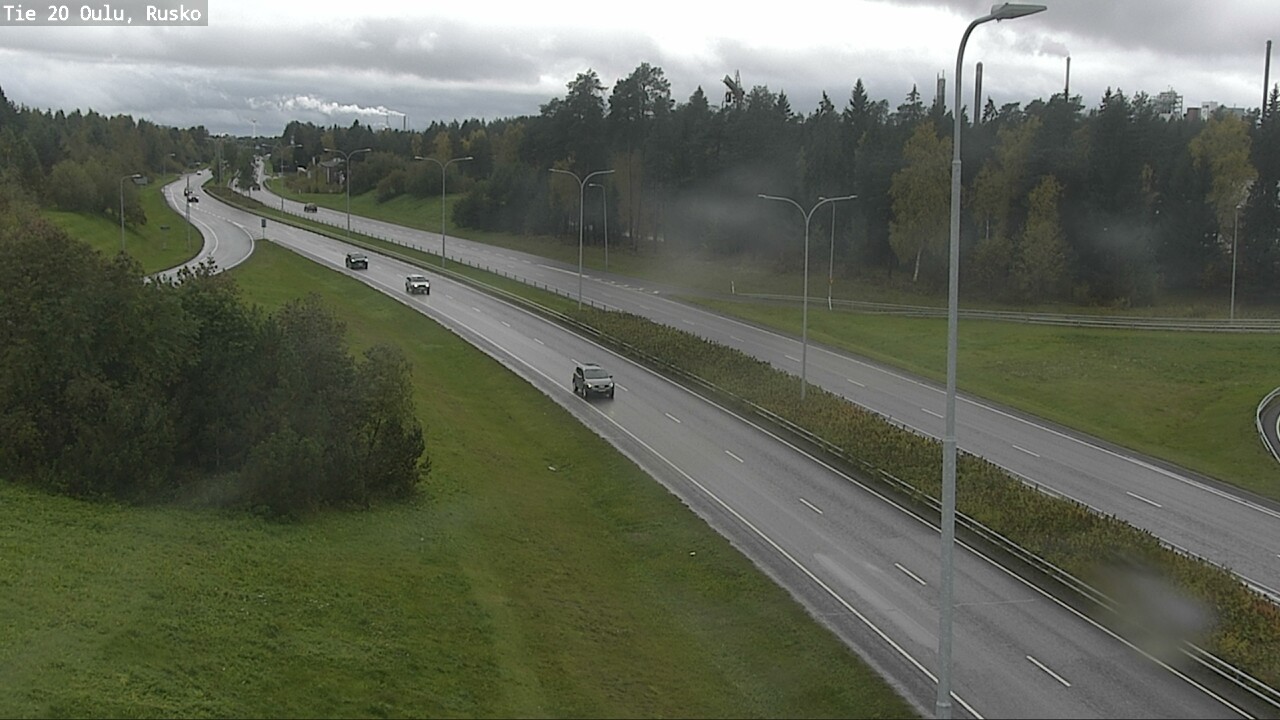 Weather Camera Image Väg 20 Uleåborg, Rusko, Oulu, Pohjois-Pohjanmaa