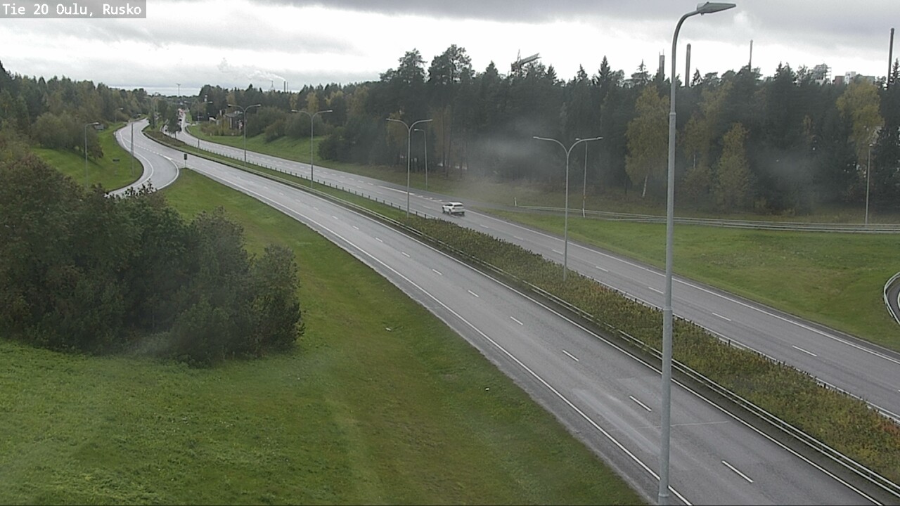 Weather Camera Image Väg 20 Uleåborg, Rusko, Oulu, Pohjois-Pohjanmaa