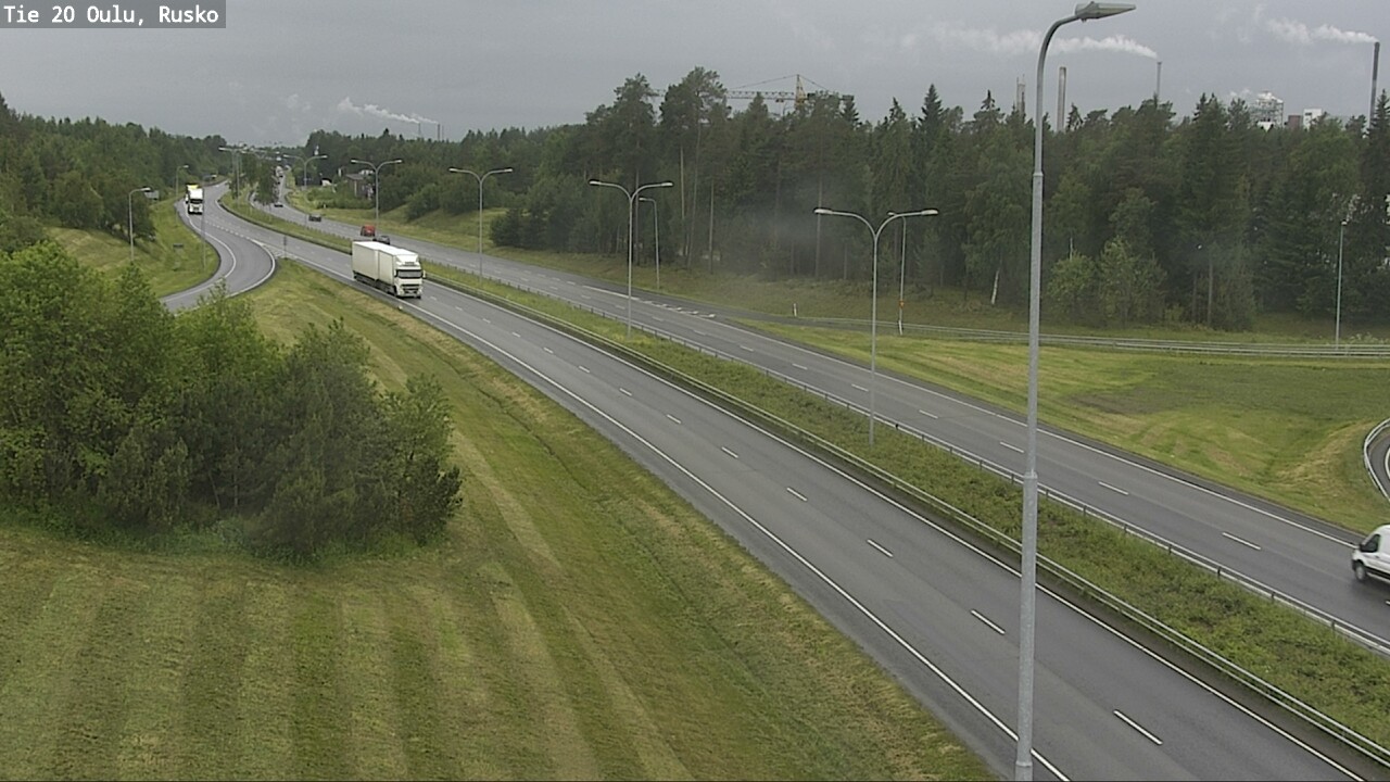 Weather Camera Image Road 20 Oulu, Rusko, Oulu, Pohjois-Pohjanmaa
