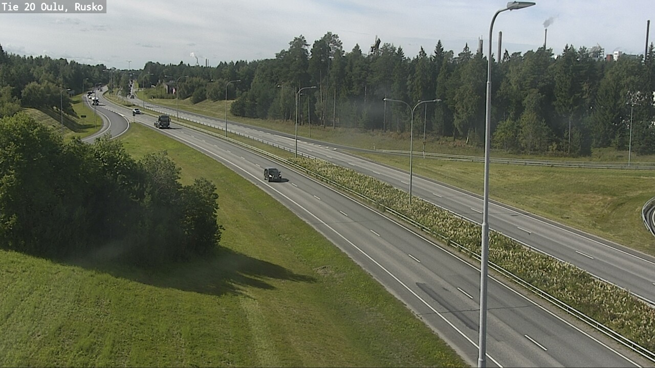 Weather Camera Image Road 20 Oulu, Rusko, Oulu, Pohjois-Pohjanmaa