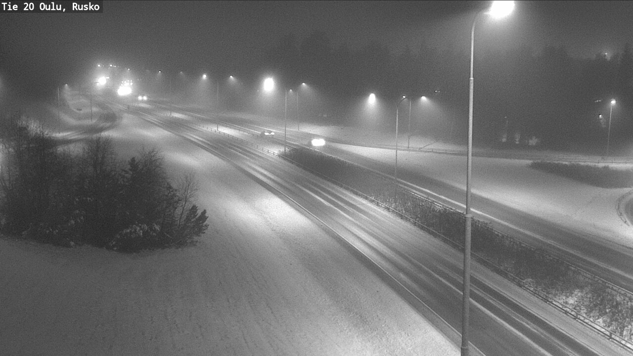 Weather Camera Image Väg 20 Uleåborg, Rusko, Oulu, Pohjois-Pohjanmaa