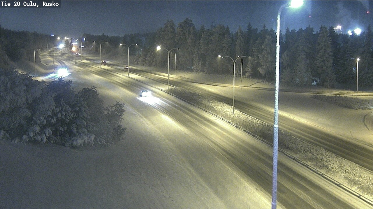 Weather Camera Image Road 20 Oulu, Rusko, Oulu, Pohjois-Pohjanmaa