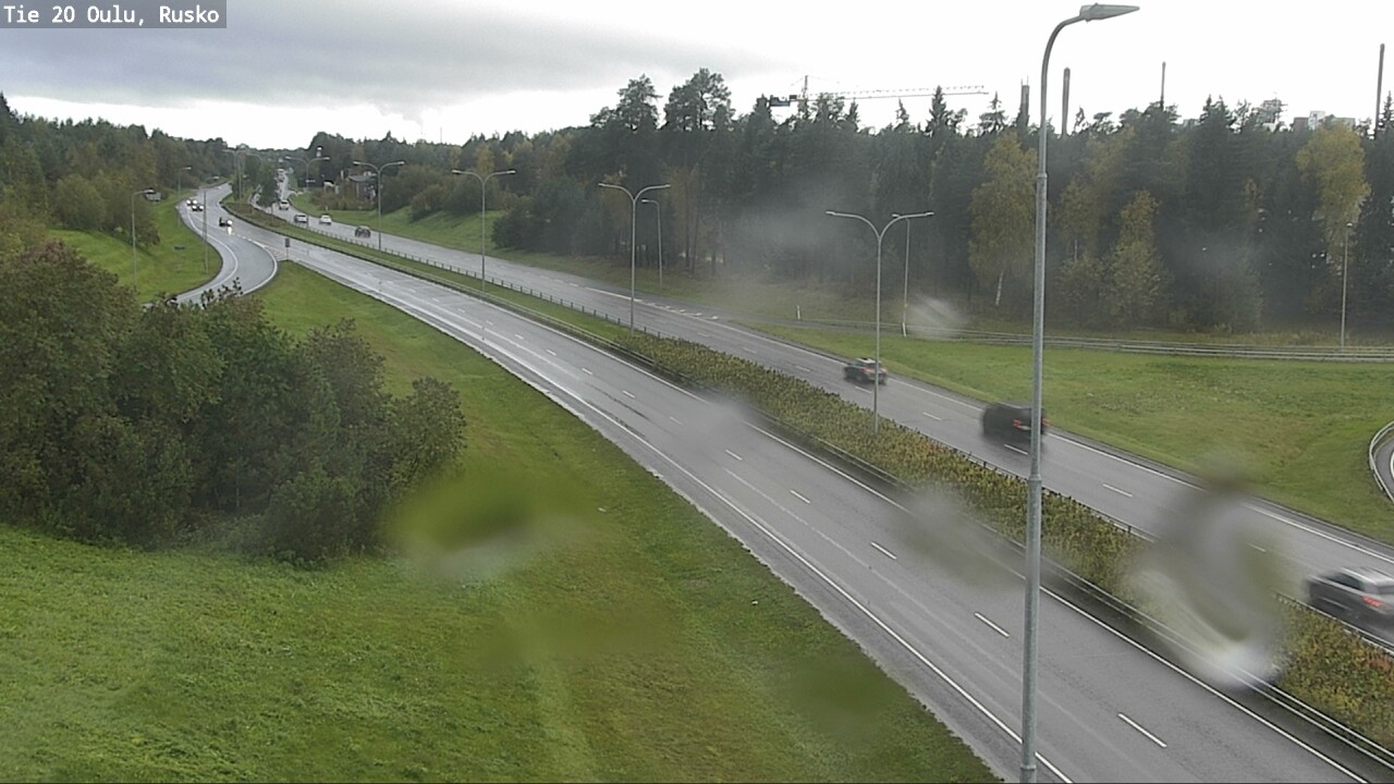 Weather Camera Image Väg 20 Uleåborg, Rusko, Oulu, Pohjois-Pohjanmaa