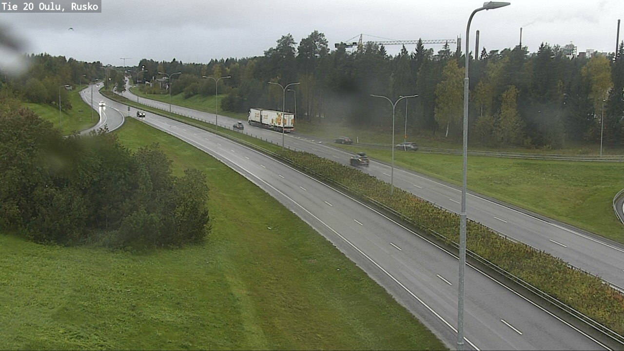 Weather Camera Image Väg 20 Uleåborg, Rusko, Oulu, Pohjois-Pohjanmaa