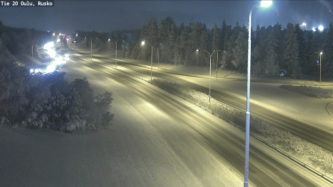 Weather Camera Image Road 20 Oulu, Rusko, Oulu, Pohjois-Pohjanmaa