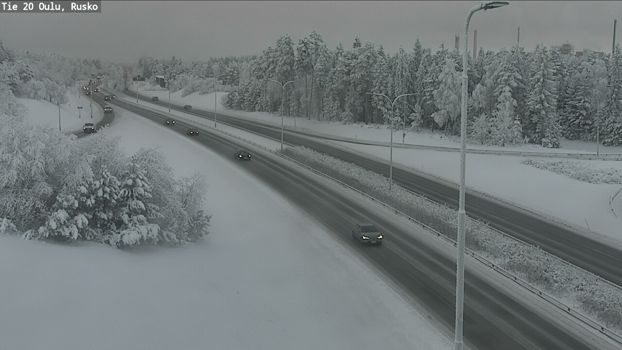 Weather Camera Image Road 20 Oulu, Rusko, Oulu, Pohjois-Pohjanmaa