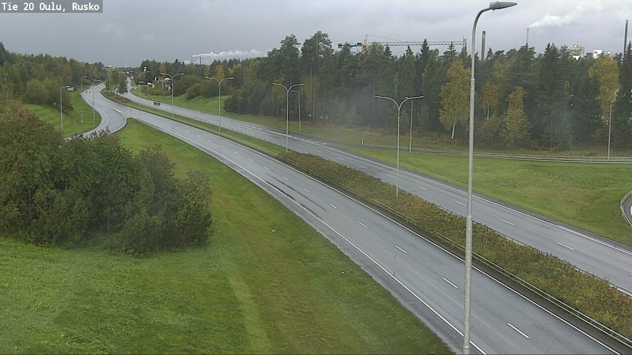 Weather Camera Image Väg 20 Uleåborg, Rusko, Oulu, Pohjois-Pohjanmaa