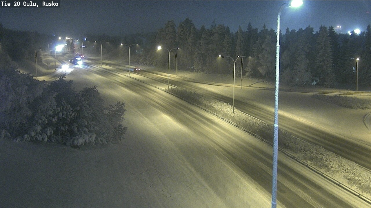 Weather Camera Image Road 20 Oulu, Rusko, Oulu, Pohjois-Pohjanmaa