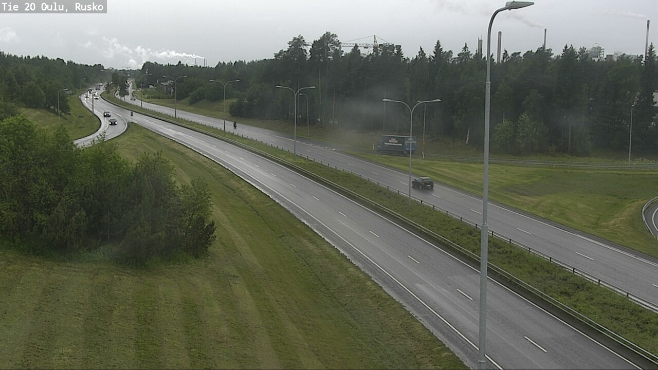 Weather Camera Image Väg 20 Uleåborg, Rusko, Oulu, Pohjois-Pohjanmaa