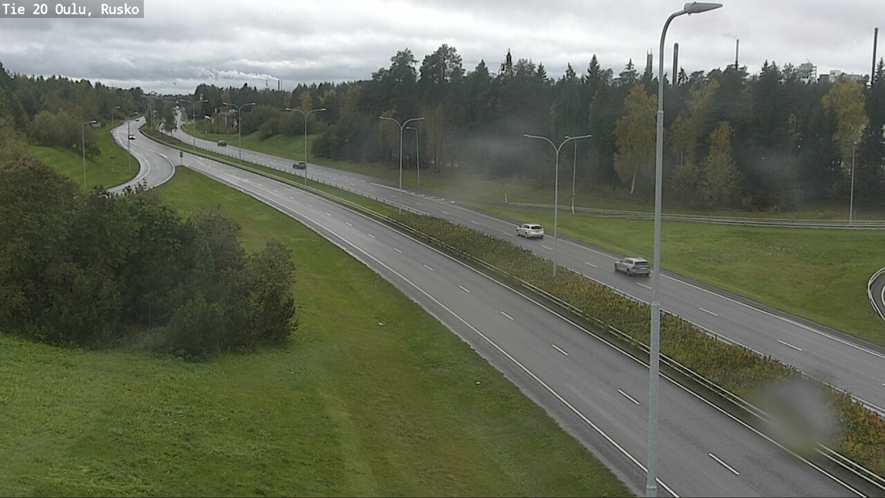 Weather Camera Image Väg 20 Uleåborg, Rusko, Oulu, Pohjois-Pohjanmaa