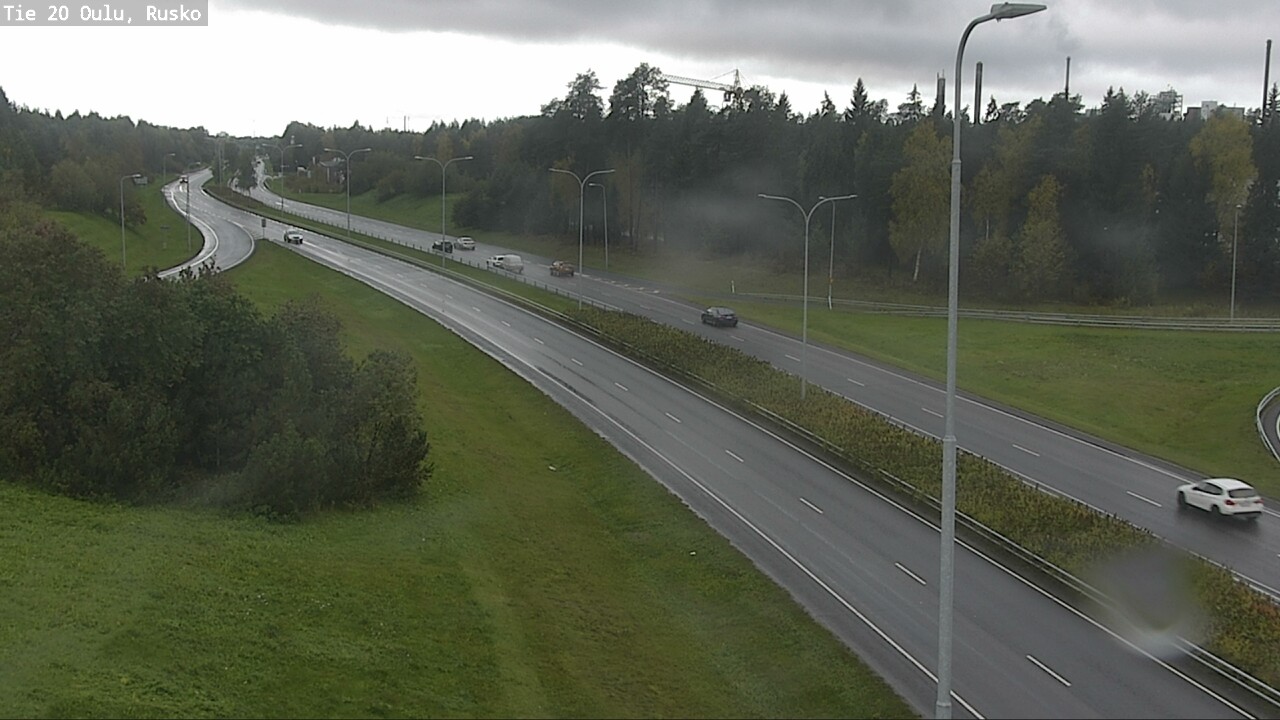 Weather Camera Image Väg 20 Uleåborg, Rusko, Oulu, Pohjois-Pohjanmaa