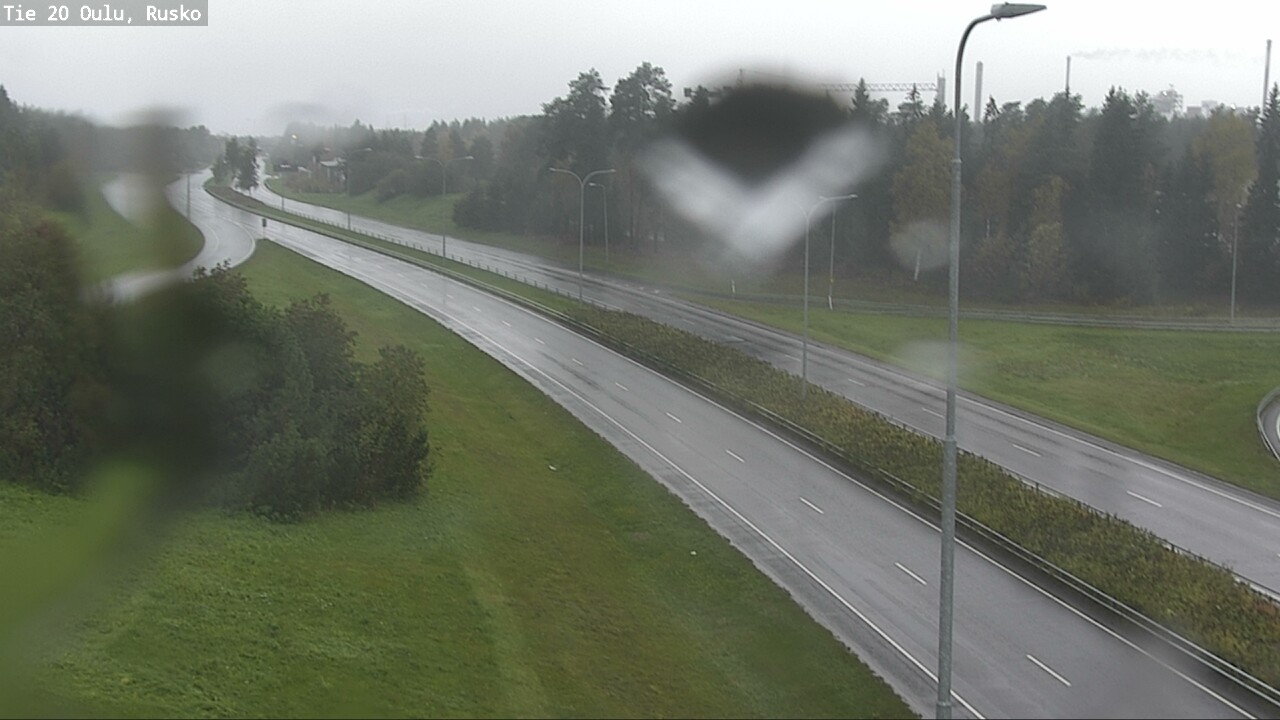 Weather Camera Image Väg 20 Uleåborg, Rusko, Oulu, Pohjois-Pohjanmaa