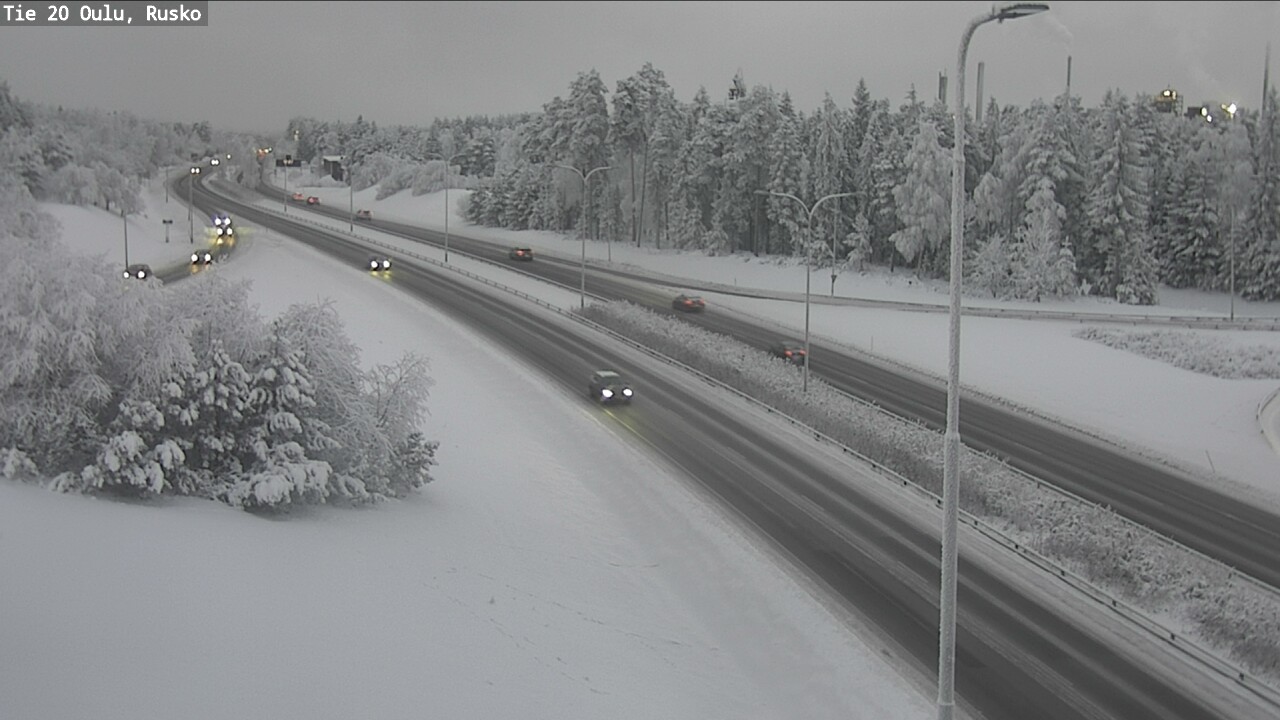 Weather Camera Image Road 20 Oulu, Rusko, Oulu, Pohjois-Pohjanmaa
