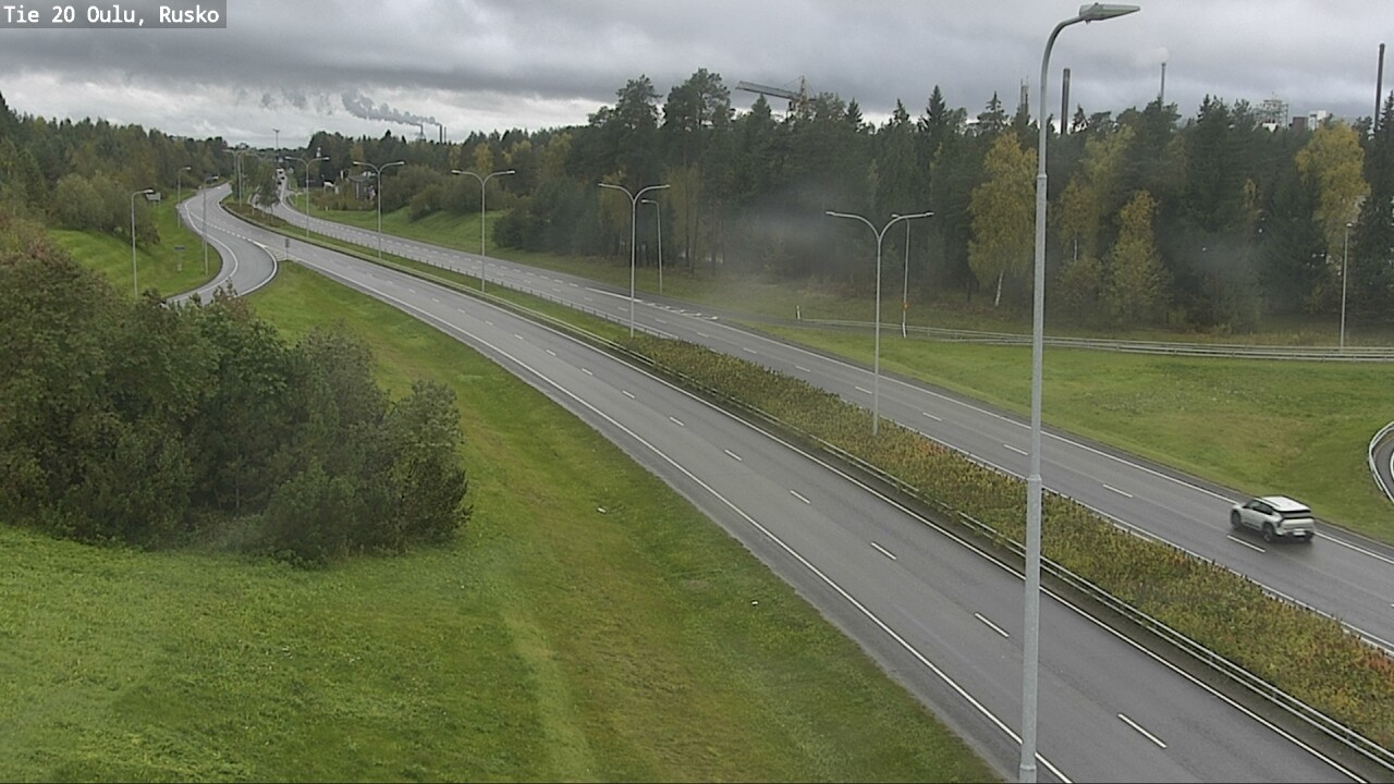 Weather Camera Image Väg 20 Uleåborg, Rusko, Oulu, Pohjois-Pohjanmaa