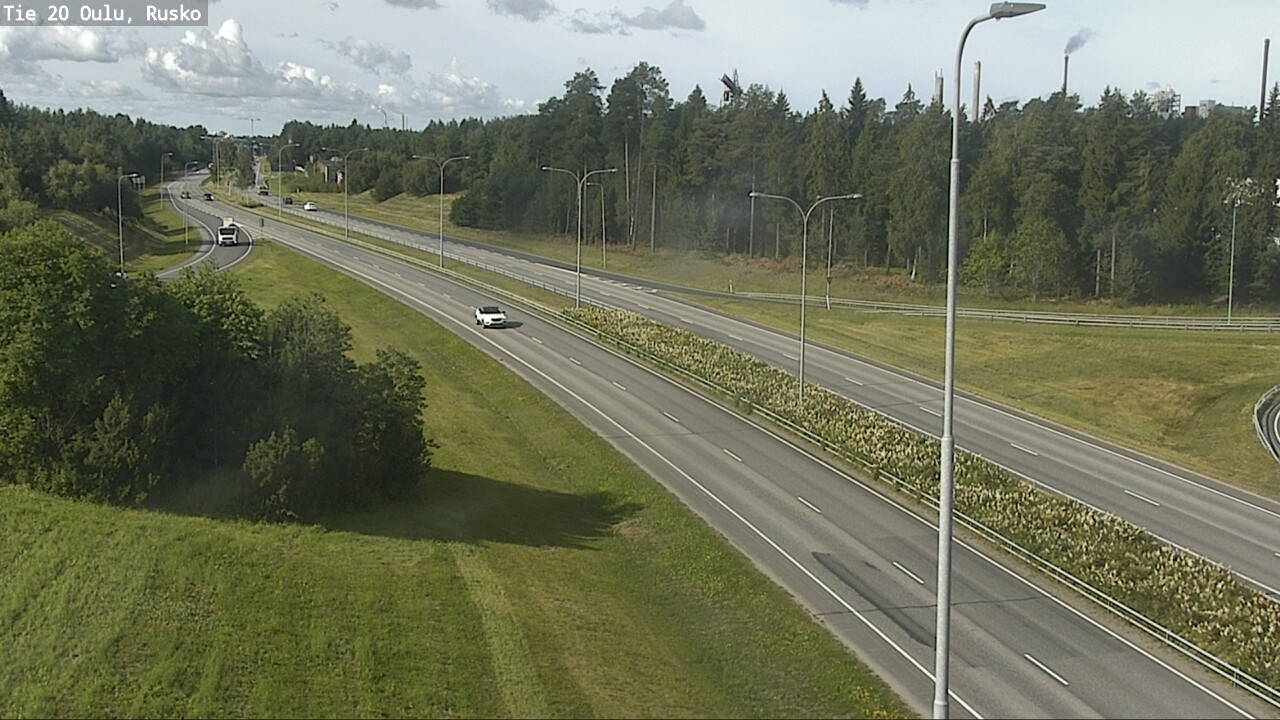 Weather Camera Image Road 20 Oulu, Rusko, Oulu, Pohjois-Pohjanmaa