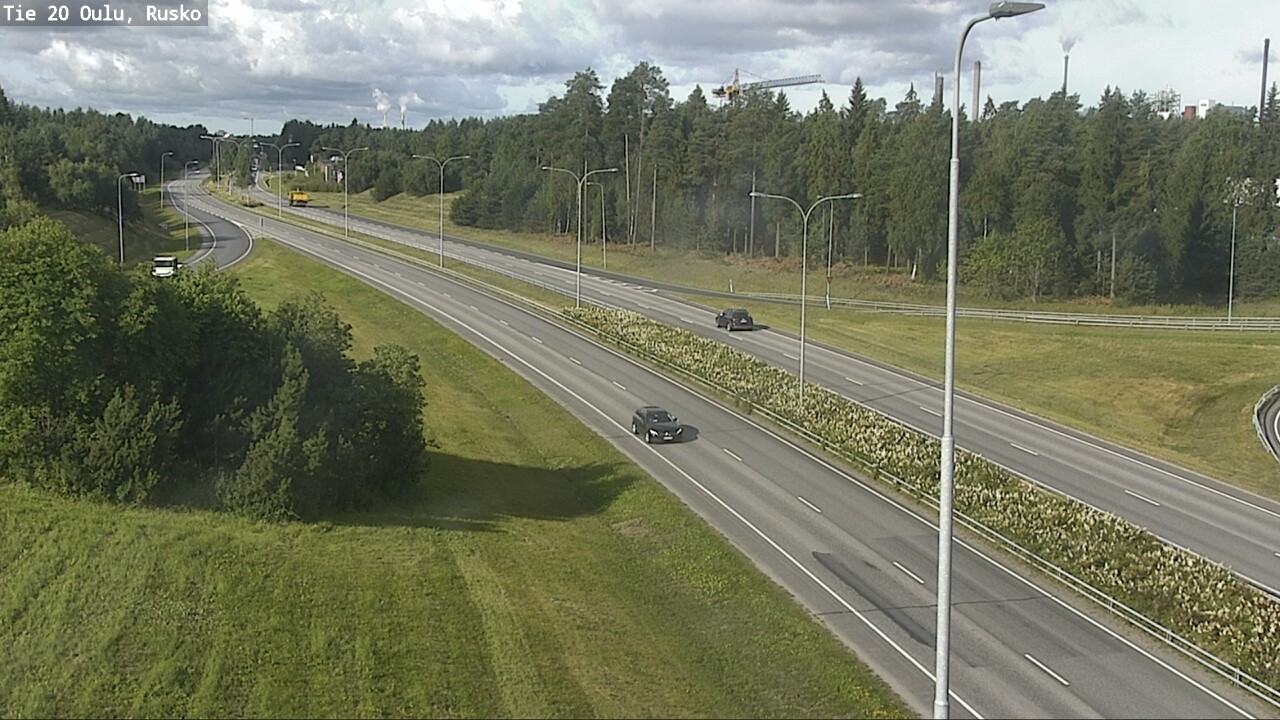Weather Camera Image Road 20 Oulu, Rusko, Oulu, Pohjois-Pohjanmaa