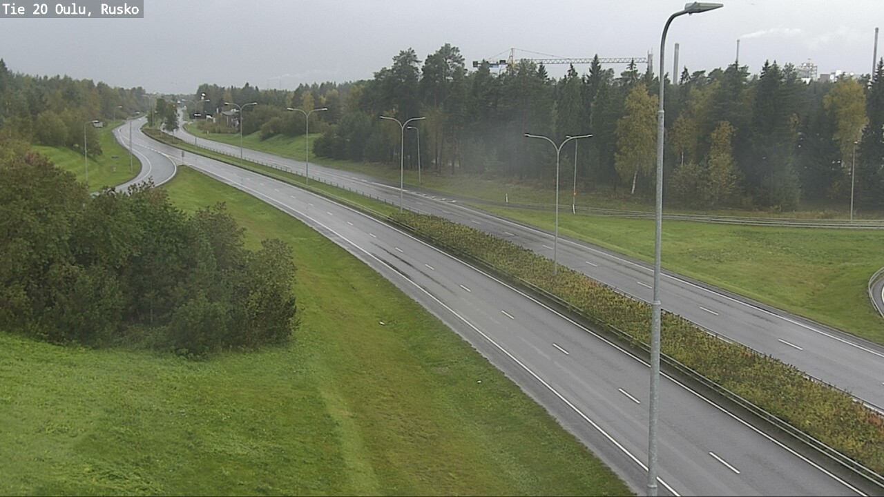 Weather Camera Image Road 20 Oulu, Rusko, Oulu, Pohjois-Pohjanmaa