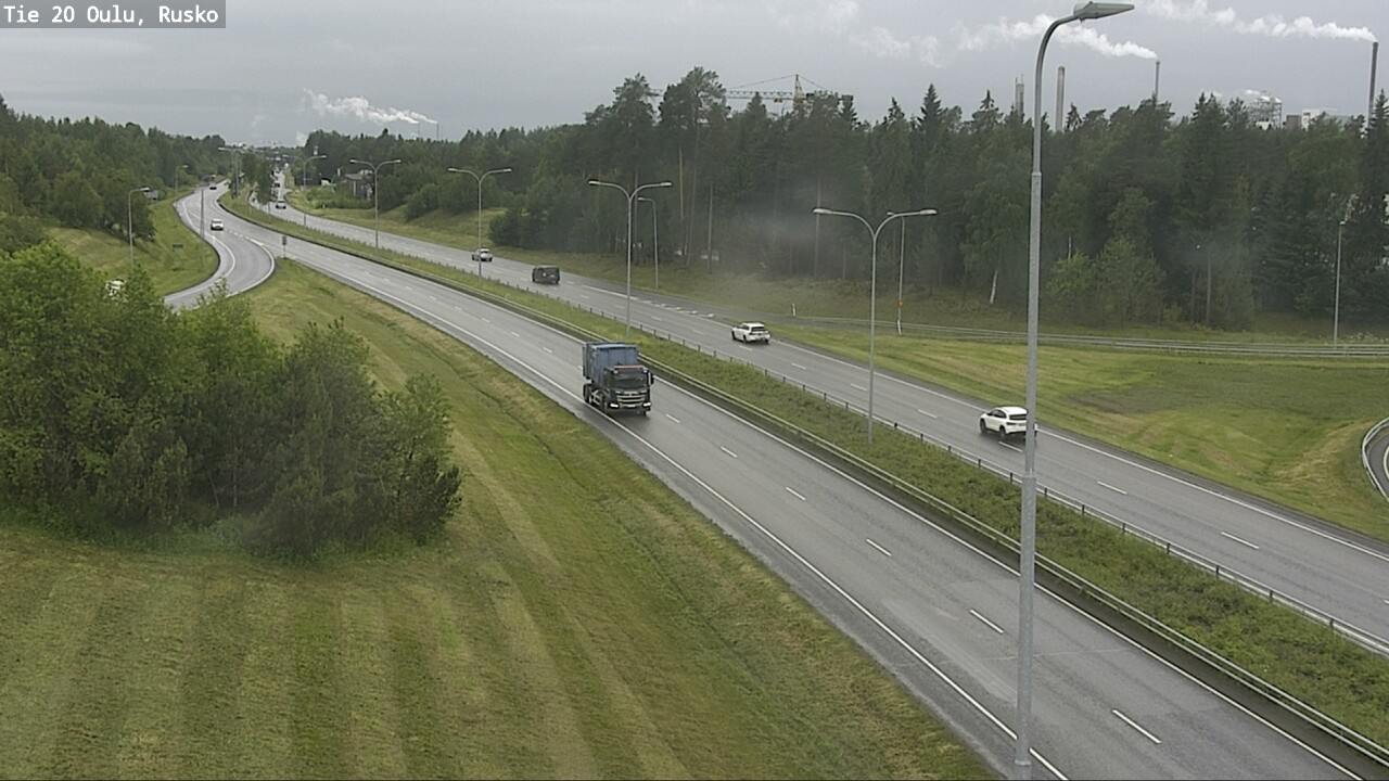 Weather Camera Image Road 20 Oulu, Rusko, Oulu, Pohjois-Pohjanmaa