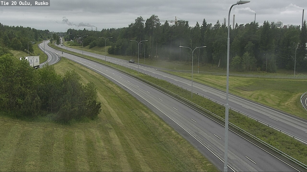 Weather Camera Image Road 20 Oulu, Rusko, Oulu, Pohjois-Pohjanmaa