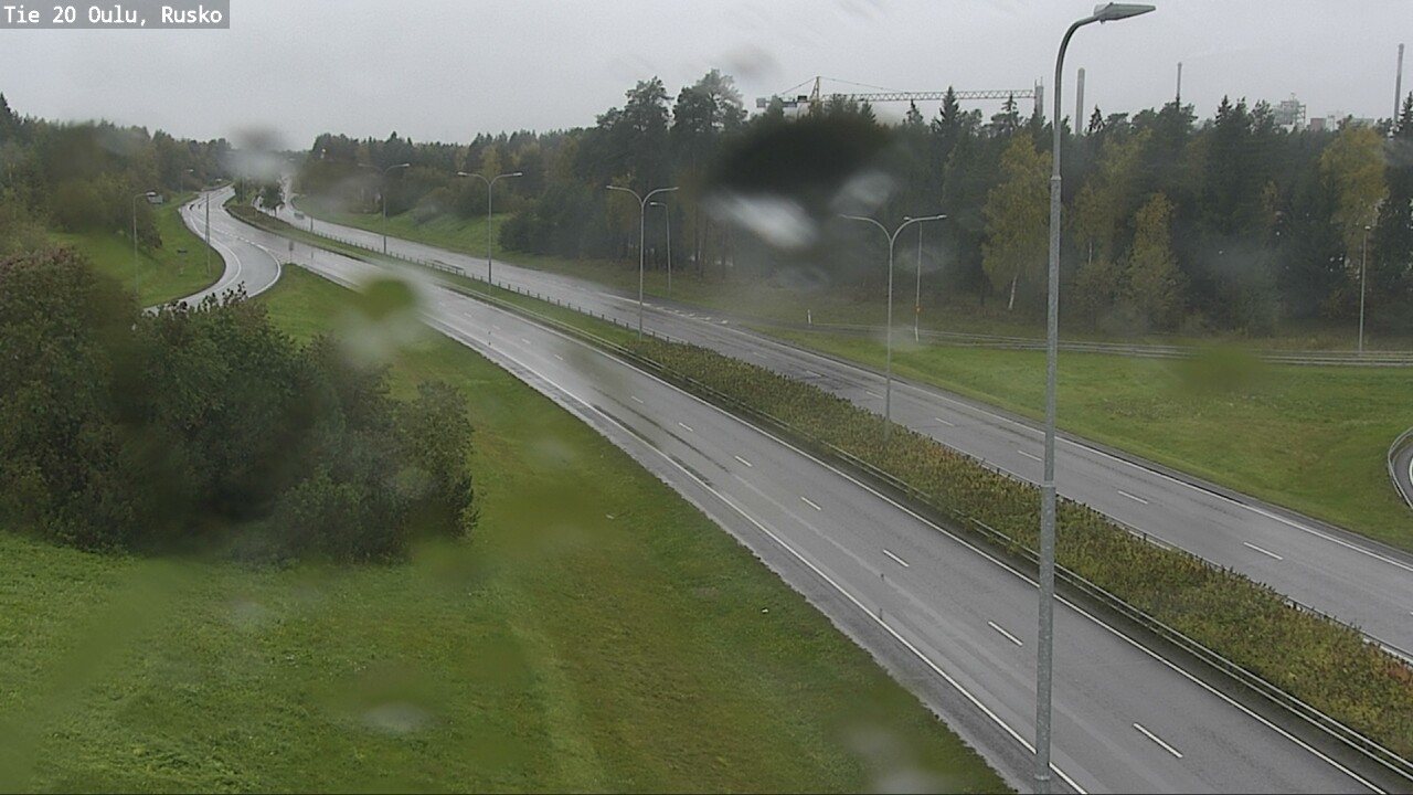 Weather Camera Image Väg 20 Uleåborg, Rusko, Oulu, Pohjois-Pohjanmaa
