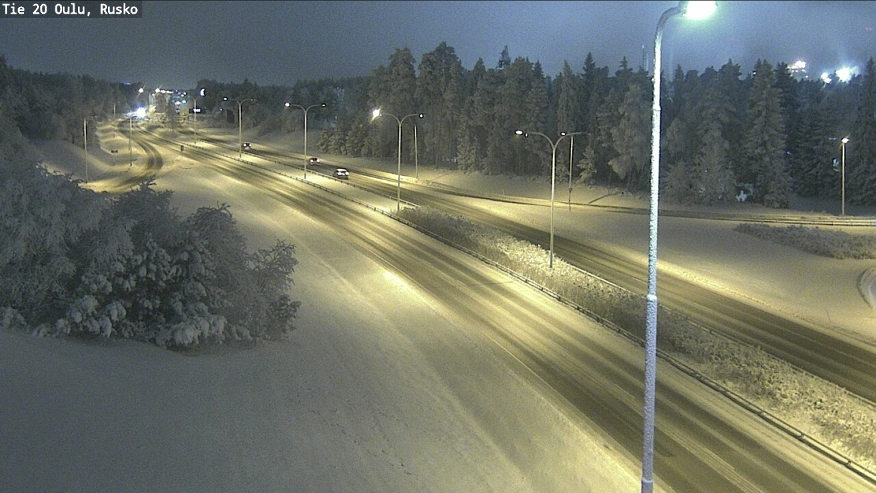 Weather Camera Image Road 20 Oulu, Rusko, Oulu, Pohjois-Pohjanmaa