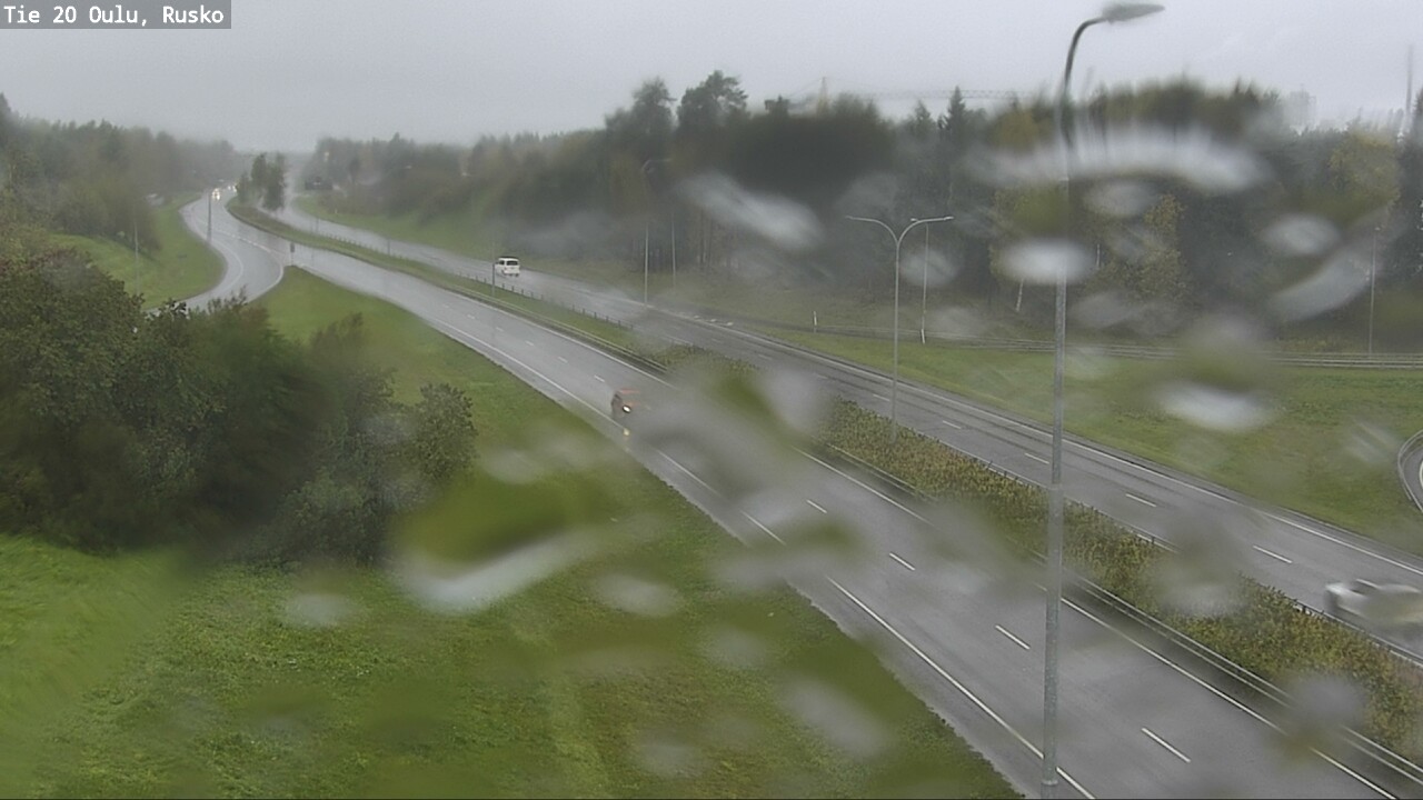 Weather Camera Image Väg 20 Uleåborg, Rusko, Oulu, Pohjois-Pohjanmaa