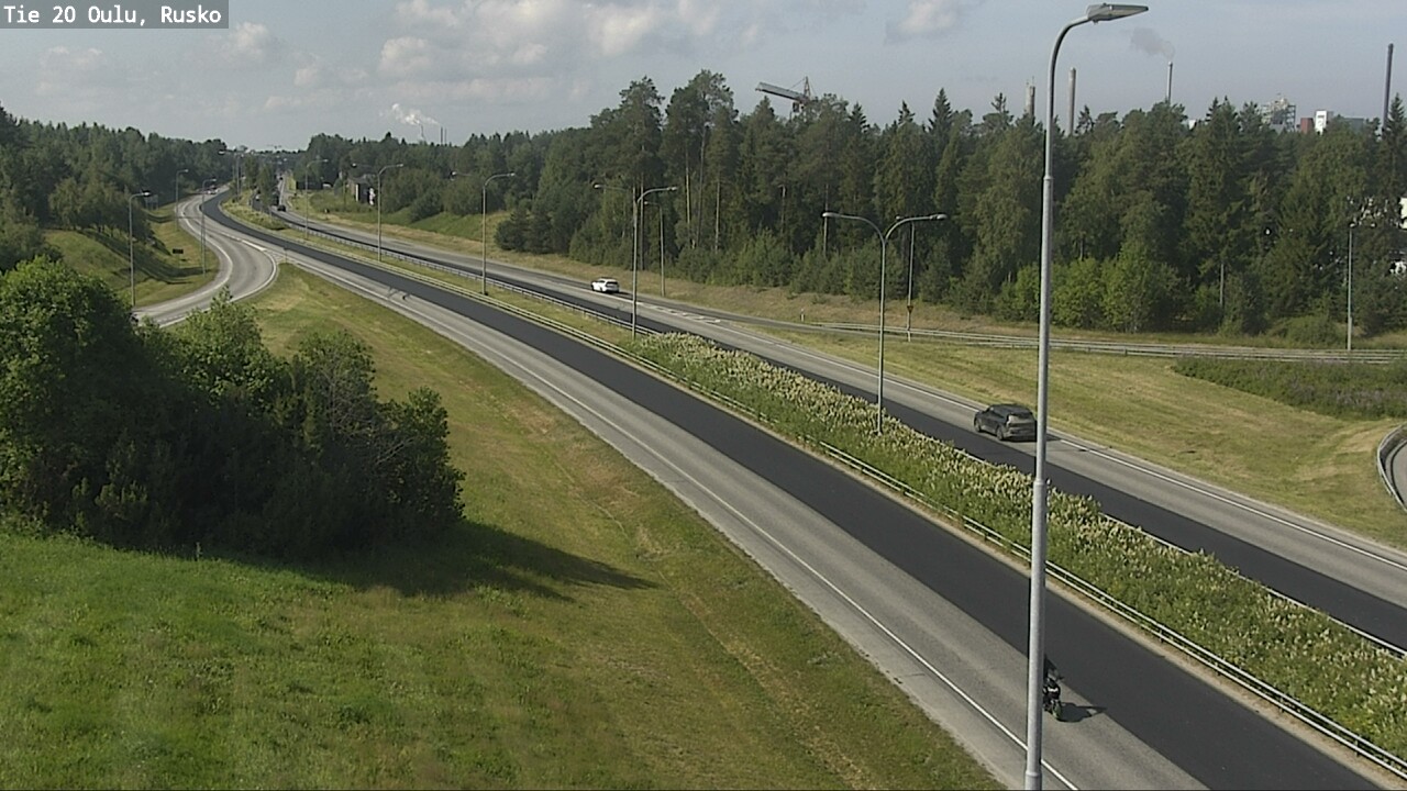 Weather Camera Image Road 20 Oulu, Rusko, Oulu, Pohjois-Pohjanmaa