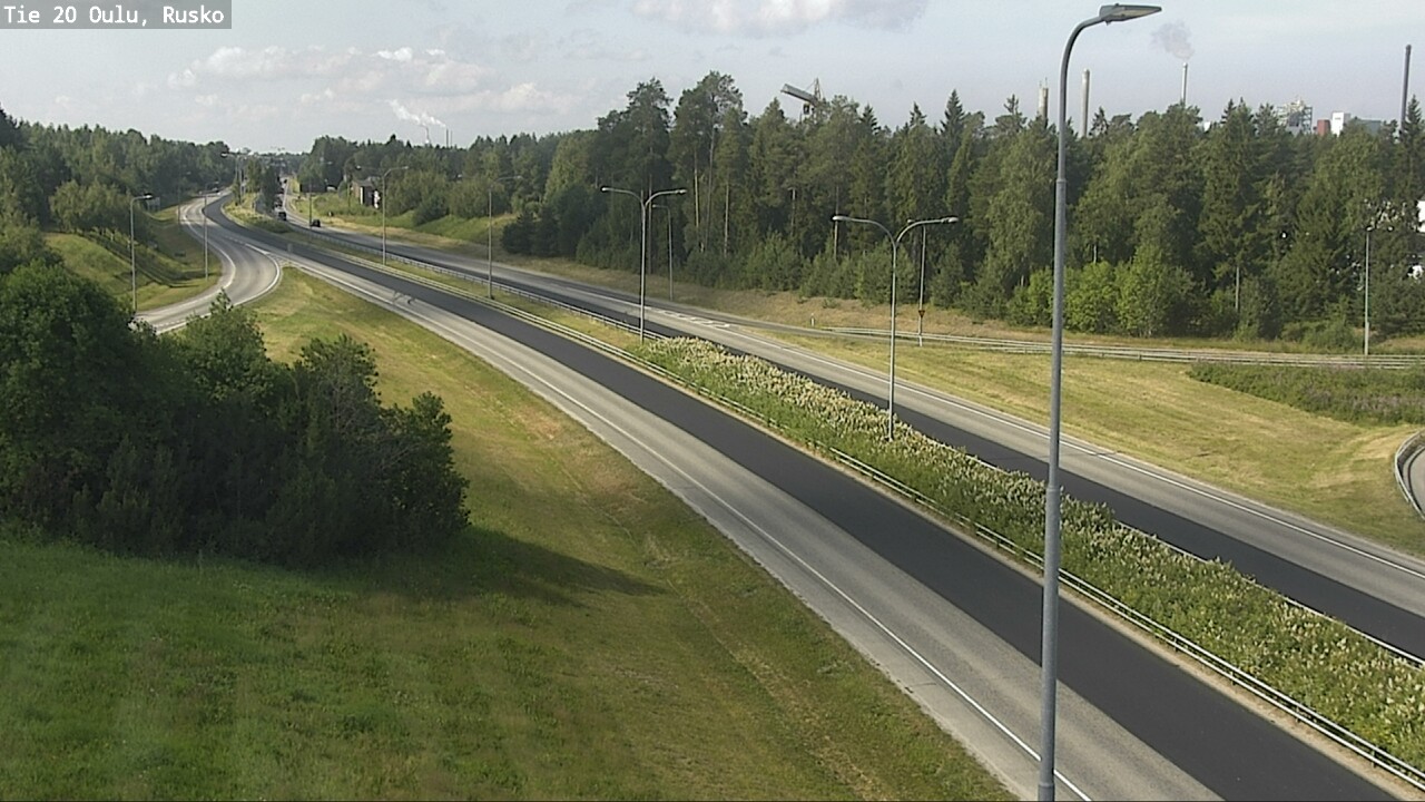 Weather Camera Image Road 20 Oulu, Rusko, Oulu, Pohjois-Pohjanmaa