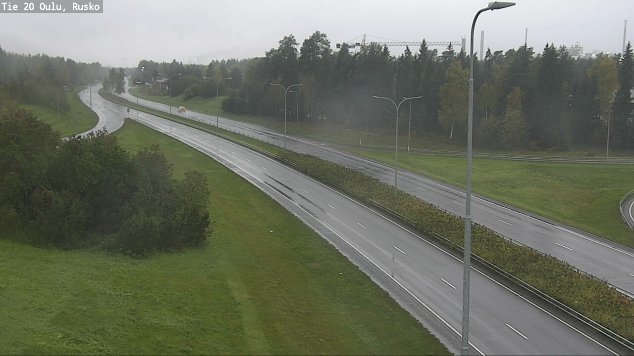 Weather Camera Image Road 20 Oulu, Rusko, Oulu, Pohjois-Pohjanmaa