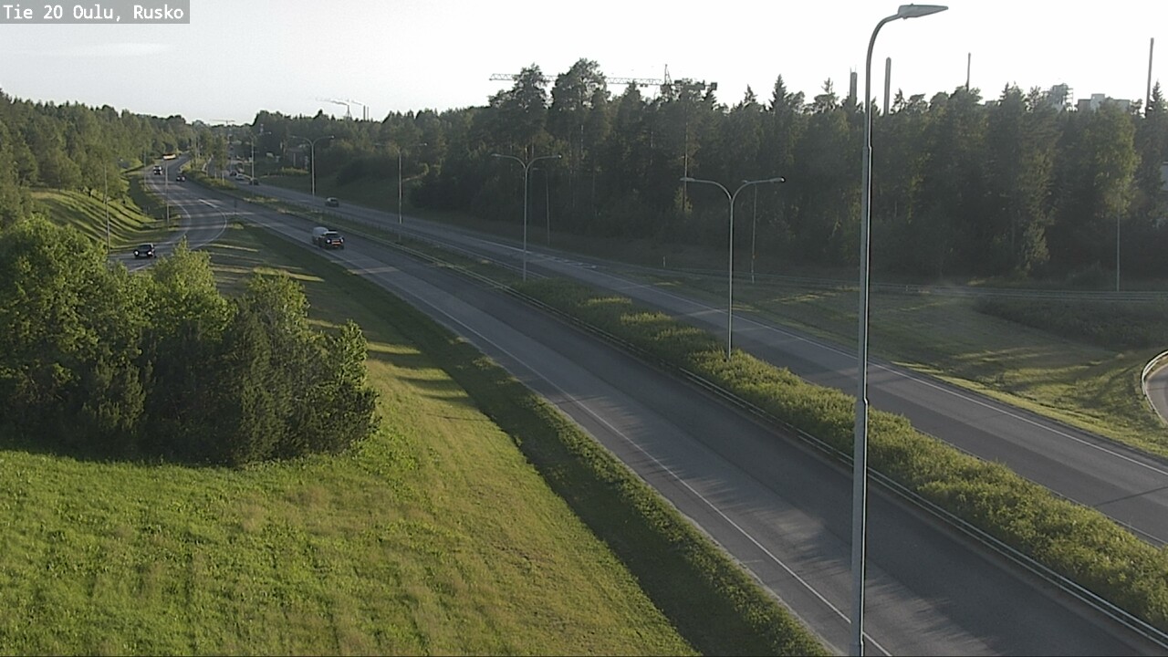 Weather Camera Image Road 20 Oulu, Rusko, Oulu, Pohjois-Pohjanmaa