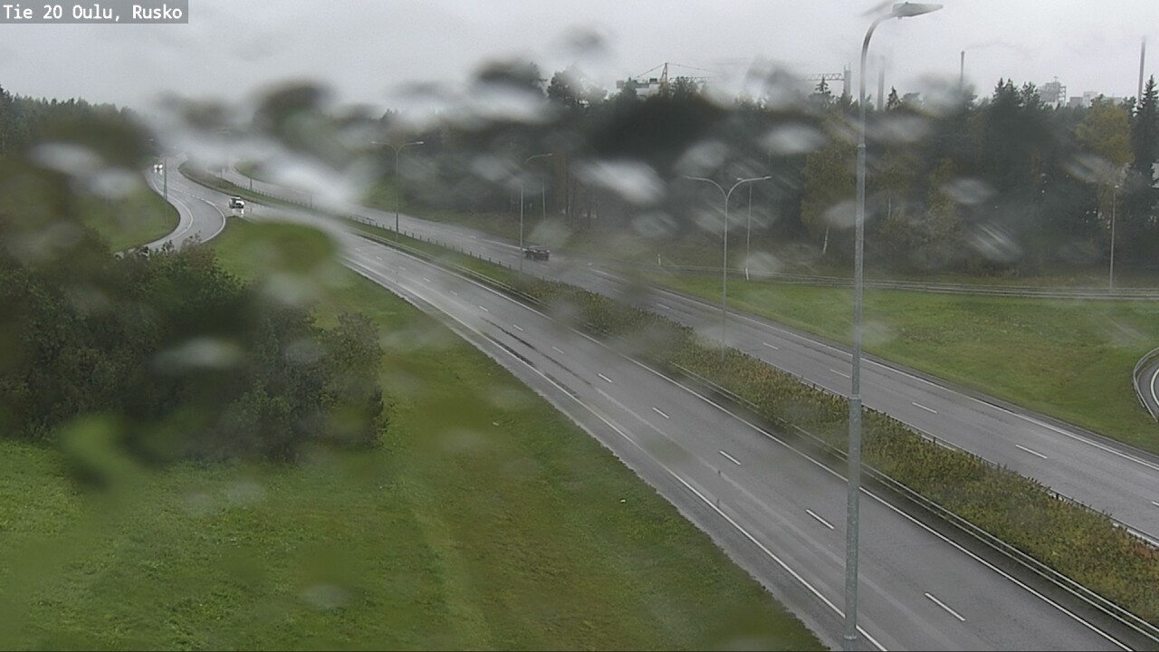 Weather Camera Image Väg 20 Uleåborg, Rusko, Oulu, Pohjois-Pohjanmaa
