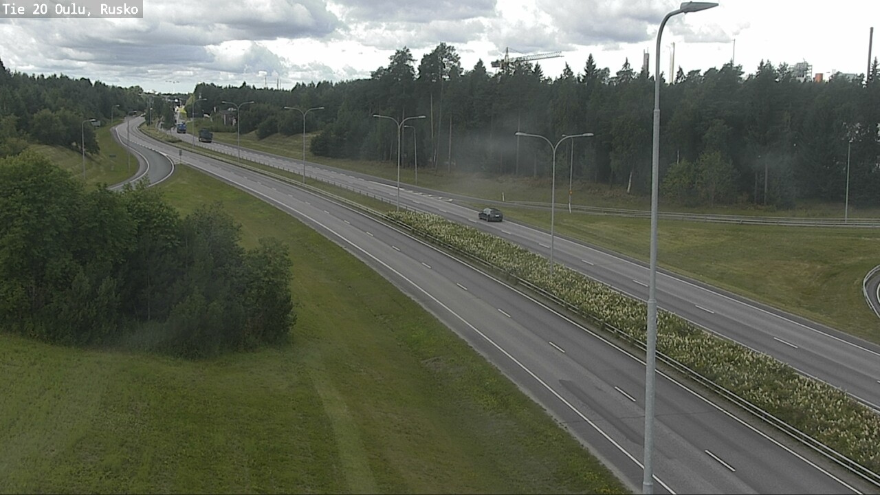Weather Camera Image Road 20 Oulu, Rusko, Oulu, Pohjois-Pohjanmaa