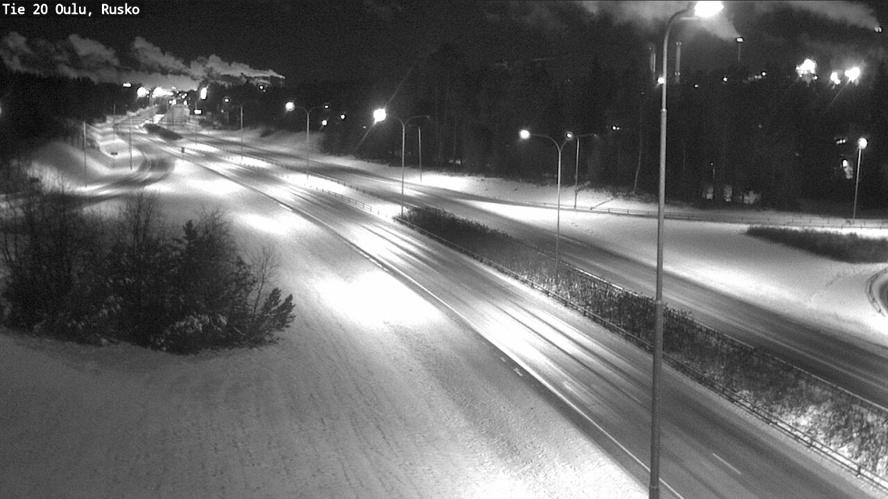Weather Camera Image Road 20 Oulu, Rusko, Oulu, Pohjois-Pohjanmaa