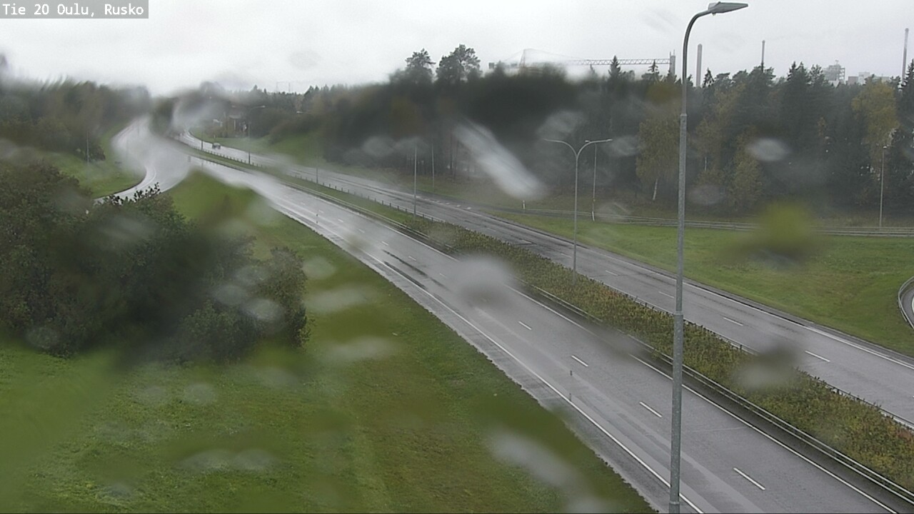 Weather Camera Image Väg 20 Uleåborg, Rusko, Oulu, Pohjois-Pohjanmaa