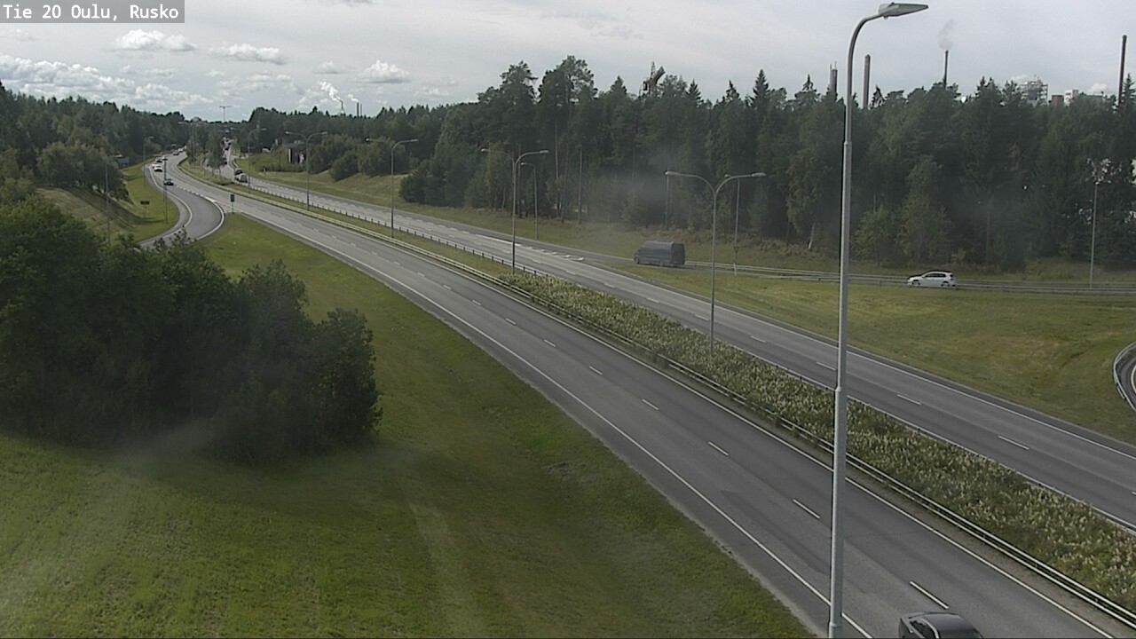 Weather Camera Image Road 20 Oulu, Rusko, Oulu, Pohjois-Pohjanmaa