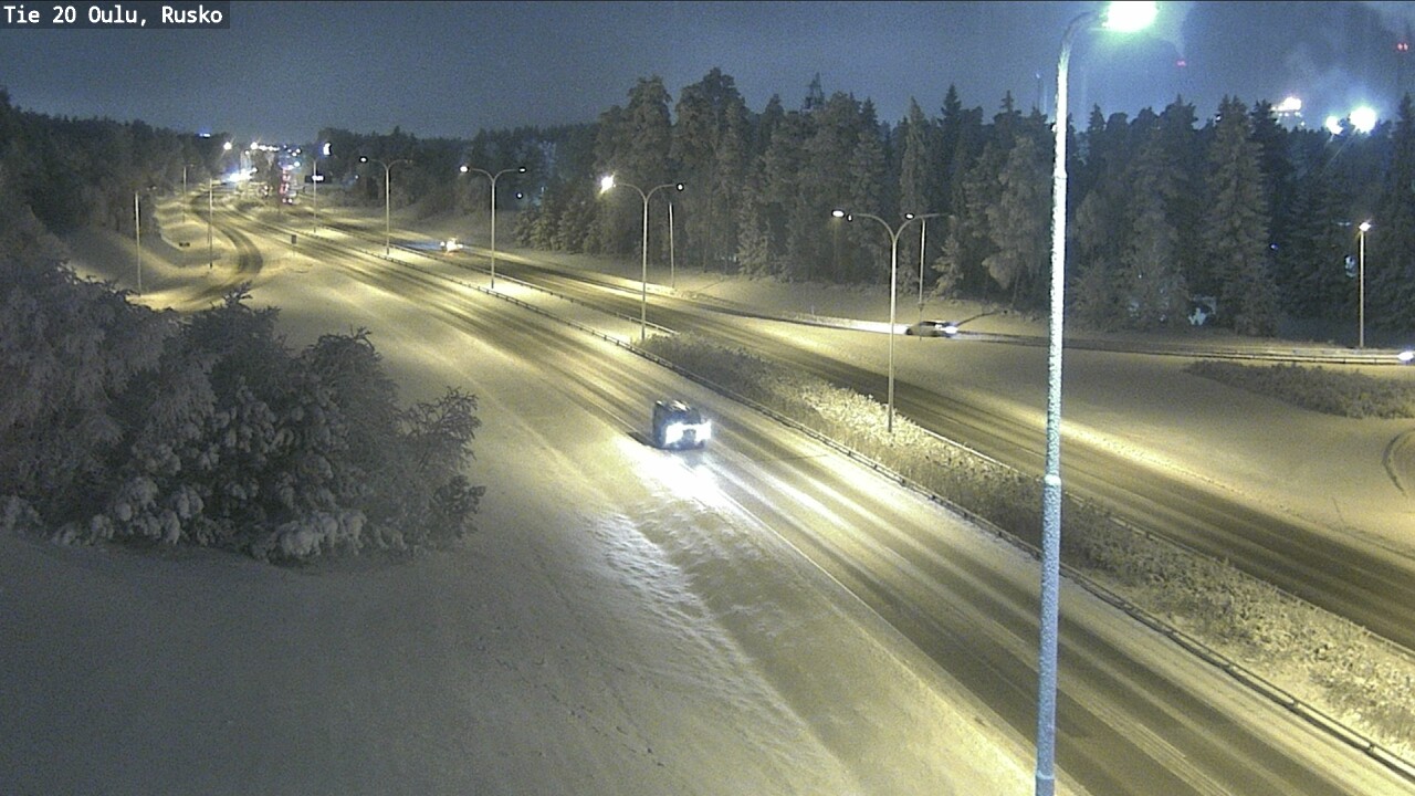 Weather Camera Image Road 20 Oulu, Rusko, Oulu, Pohjois-Pohjanmaa