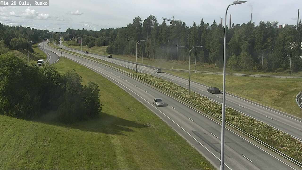 Weather Camera Image Road 20 Oulu, Rusko, Oulu, Pohjois-Pohjanmaa