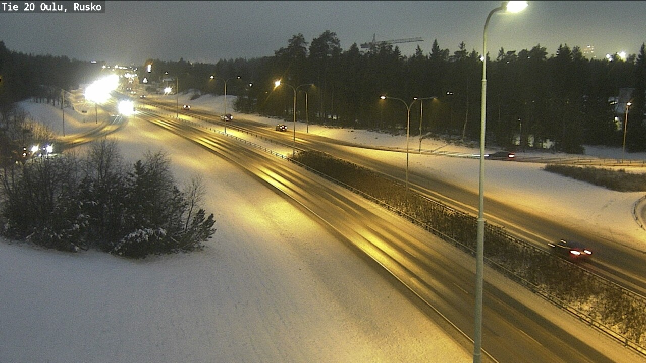 Weather Camera Image Road 20 Oulu, Rusko, Oulu, Pohjois-Pohjanmaa