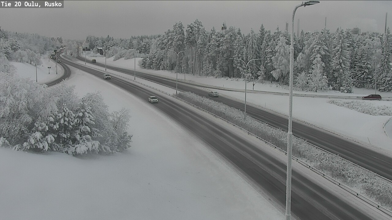 Weather Camera Image Road 20 Oulu, Rusko, Oulu, Pohjois-Pohjanmaa