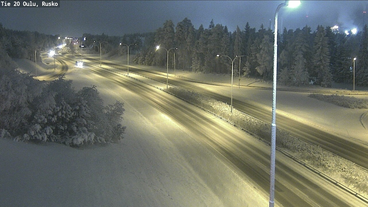 Weather Camera Image Road 20 Oulu, Rusko, Oulu, Pohjois-Pohjanmaa