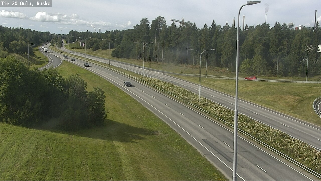 Weather Camera Image Road 20 Oulu, Rusko, Oulu, Pohjois-Pohjanmaa