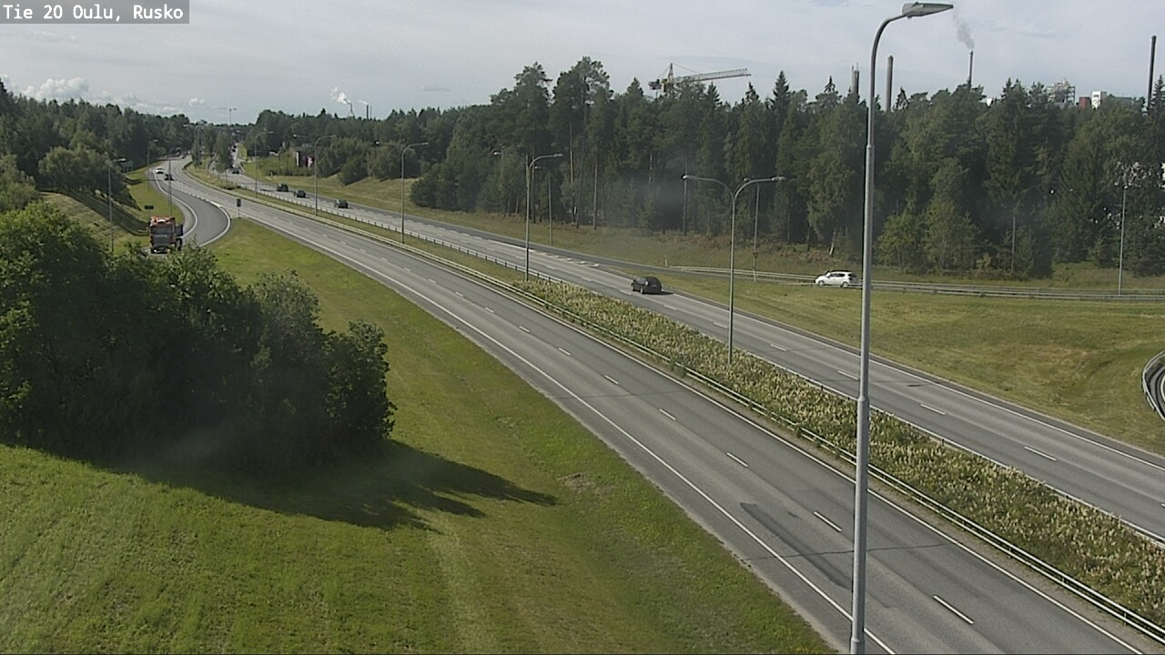 Weather Camera Image Road 20 Oulu, Rusko, Oulu, Pohjois-Pohjanmaa