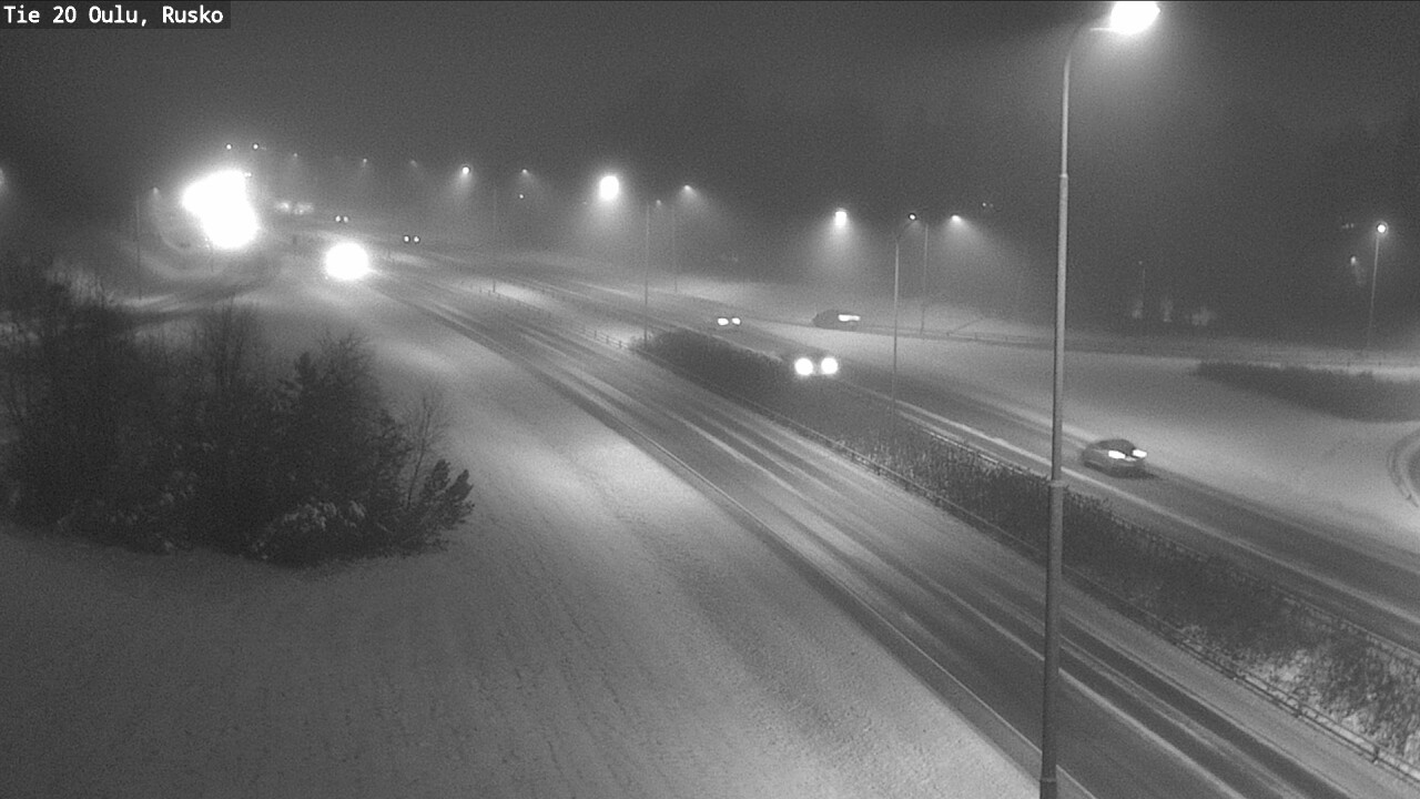 Weather Camera Image Väg 20 Uleåborg, Rusko, Oulu, Pohjois-Pohjanmaa