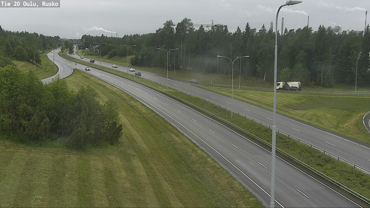Weather Camera Image Road 20 Oulu, Rusko, Oulu, Pohjois-Pohjanmaa